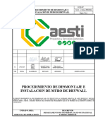 SST - P - 007 - Desmontaje e Instalaciones de Drywall