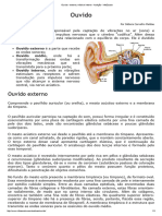 Aula 4 A - Ouvido - Externo, Médio e Interno - Audição - InfoEscola