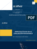 Sesion 7 Asperctos Éticos en La Evaluación Psicológica