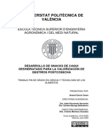 García - Desarrollo de Snacks de Caqui Deshidratados para La Valorización de Destríos Postcosecha