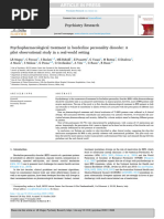 Psychopharmacological Treatment in Borderline