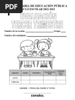 Tercer Trimestre Primer