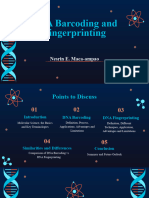 Dna Barcoding and Fingerprinting