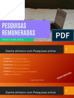 Pesquisas Remuneradas Project Home Office 2-2