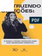 Ebook Destruindo Objecoes Passo A Passo Completo para Uma Abordagem Assertiva