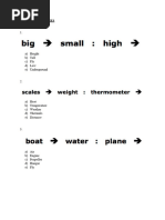 Verbal Analogies (Done)