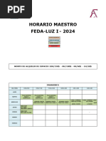 Horario Maestro - 2024 - 2