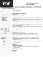 Minimalist White and Grey Professional Resume