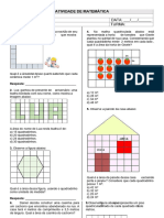 ÁREA DE FIGURAS PLANAS - 4 e 5 Ano