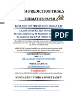 Mat Pp2 Kcse 2024 Prediction Trials