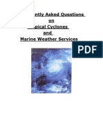 Frequently Asked Questions On Tropical Cyclones and Marine Weather Services