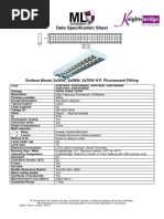 Fiche Technique Du Luminaire (Non Suspendu)