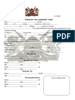 Machine Sale Agrrement Form