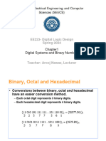 Digital Systems and Binary Numbers Notes PDF