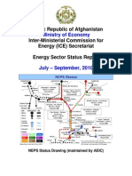 Energy Sector Status Report July September 2010