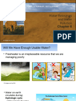 Class 15 & 16 - Water Resources and Pollution