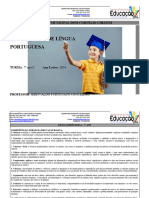 Plano Anual de Língua Portuguesa º7 Ano 2o24