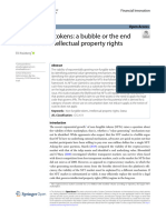 Non-Fungible Tokens: A Bubble or The End of An Era of Intellectual Property Rights