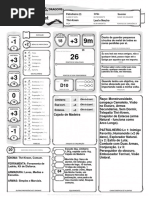 Ficha Oficial D&D 5E Editável Kaki-Kriket