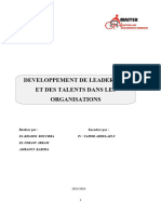 Éxposée Développement de Leadership Et Des Talents Dans Les Organisations-1