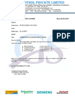 GS - 2024 - 25 - 008 GS Control Offer of LT PCC Panel