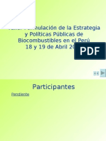 Tablero de Comando Bio Combustibles CEPAL-DRN Versión Nodificada (MEM20080625)