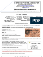 November 2011 Newsletter