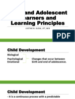 Child and Adolescent Learners and Learning Principles