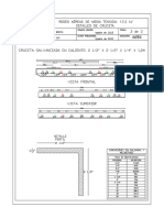 Cruceta Galvanizada en Angulo 21-2x2-12x1-4 X 1.2m V2