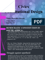 Constitution Design PPT by Kanishka