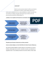 Los Requisitos de Formación de Una Empresa Unipersonal, Choque Usnayo