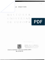 Historia Universal de Europa - Hans Freyer