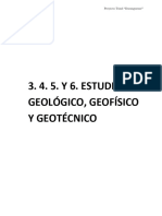 Estudio Geologico Geofisico y Geotecnico TUNEL