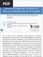 Derecho Europeo de Inmigración y Asilo