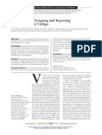 Guidelines For Designing and Reporting Clinical Trials in Vitiligo