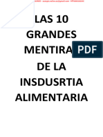 Las Mentiras de La Industria Alimentaria