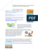 Bibliografia de Referencia Ministerio de Educacion de La Nacion