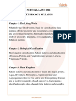 Neet Syllabus