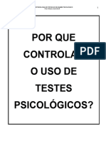 21-Texto Por Que Controlar o Uso Dos Testes Psicológicos