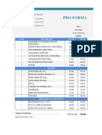 PROFORMA