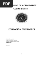 CUADERNO DE ACTIVIDADES 4º Básico 2016