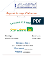 Rapport de Stage D'observation Réalisé Par Boulguiyad Imane