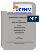 Informe Cronologia Del Derecho Laboral