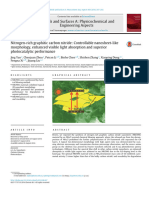 Nitrogen-Rich Graphitic Carbon Nitride Controllable Nanosheet-Like