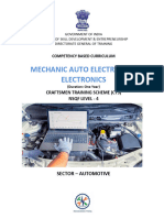 CTS MECHANIC AUTO ELECTRICAL and ELECTRONICS - NSQF