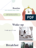 Daily Routine and Time Expressions