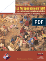 Censo 1984 Agropecuario Departamentales