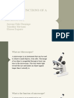 Parts of A Microscope