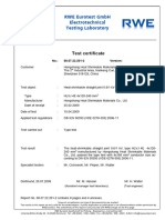 RWE - LV Type Test - TK & JOINT