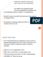 The DESIGN ORGANIZATION OF INTENSIVE CARE UNIT LAYOUT (Location, Size